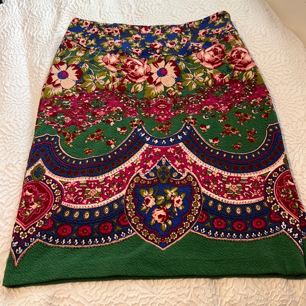 NWT Maeve By Anthropologie Floral Pencil Skirt Women’s Size 4